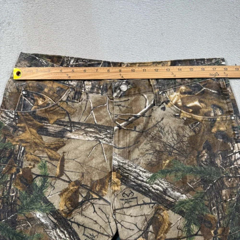 Vintage Y2K Wrangler Pro Gear Camo Jeans Mens 38x32 Realtree Denim Relaxed Fit